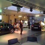 Lichttraverse zur Fahrzeug-Präsentation