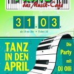 Flyer Piano Tanz in den April